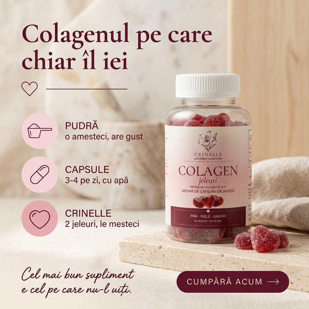 Jeleuri cu Colagen - Păr, Piele & Unghii | 60 jeleuri