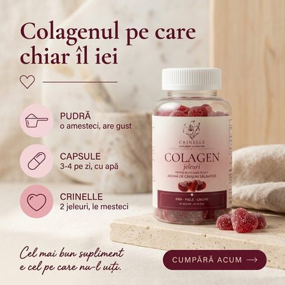 Jeleuri cu Colagen - Păr, Piele & Unghii | 60 jeleuri