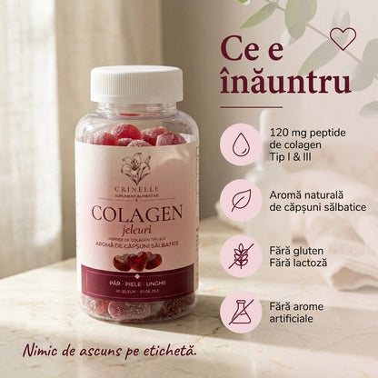 Jeleuri cu Colagen - Păr, Piele & Unghii | 60 jeleuri