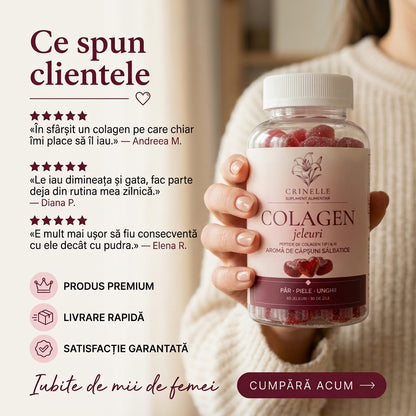 Jeleuri cu Colagen - Păr, Piele & Unghii | 60 jeleuri