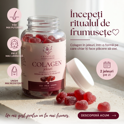 Jeleuri cu Colagen - Păr, Piele & Unghii | 60 jeleuri